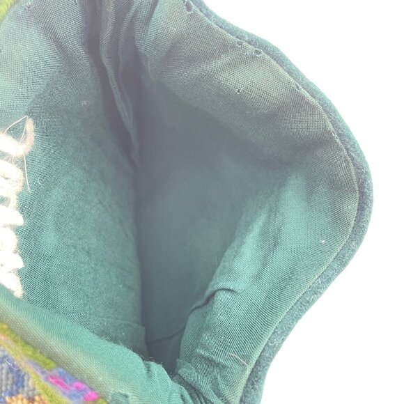 Christmas Stocking Cross Stitch Wool  Cowboy Nutcracker 22" Embroidered John - Picture 7 of 7